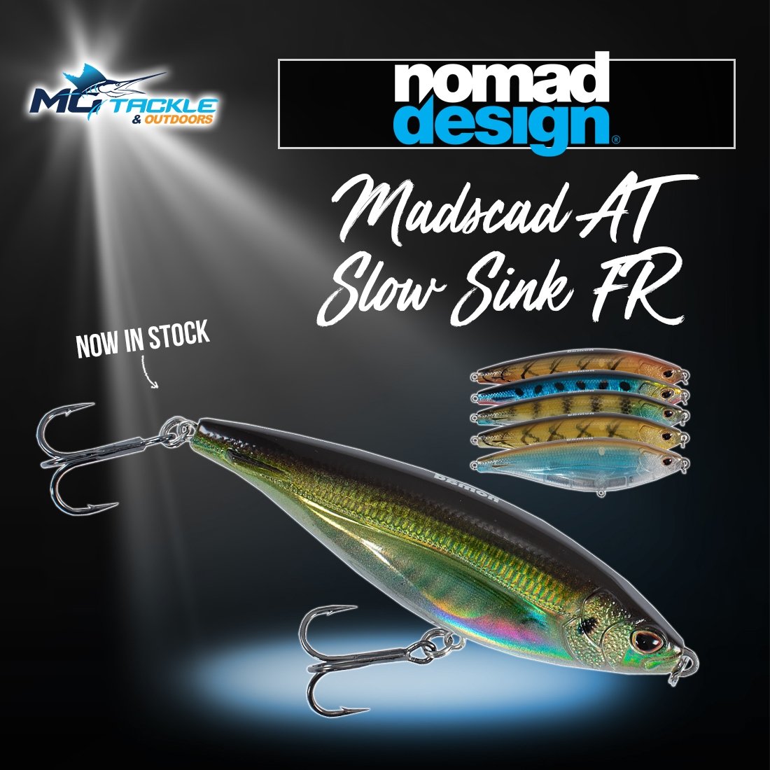 NEW - NOMAD DESIGN Madscad AT SSNK FR Lure