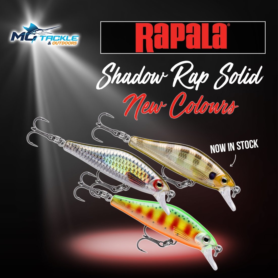 NEW - RAPALA Shadow Rap Solid Shad Lure