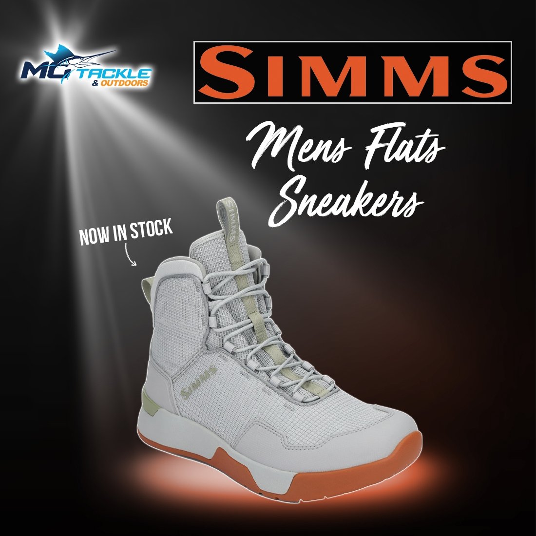 NEW - SIMMS Mens Flats Sneakers