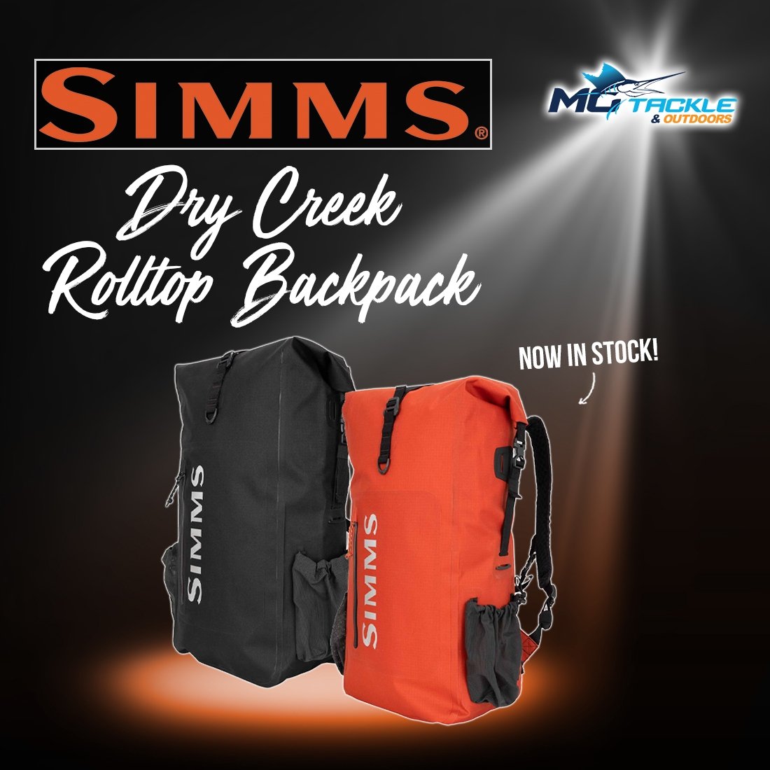 NEW - SIMMS Dry Creek Rolltop Backpack