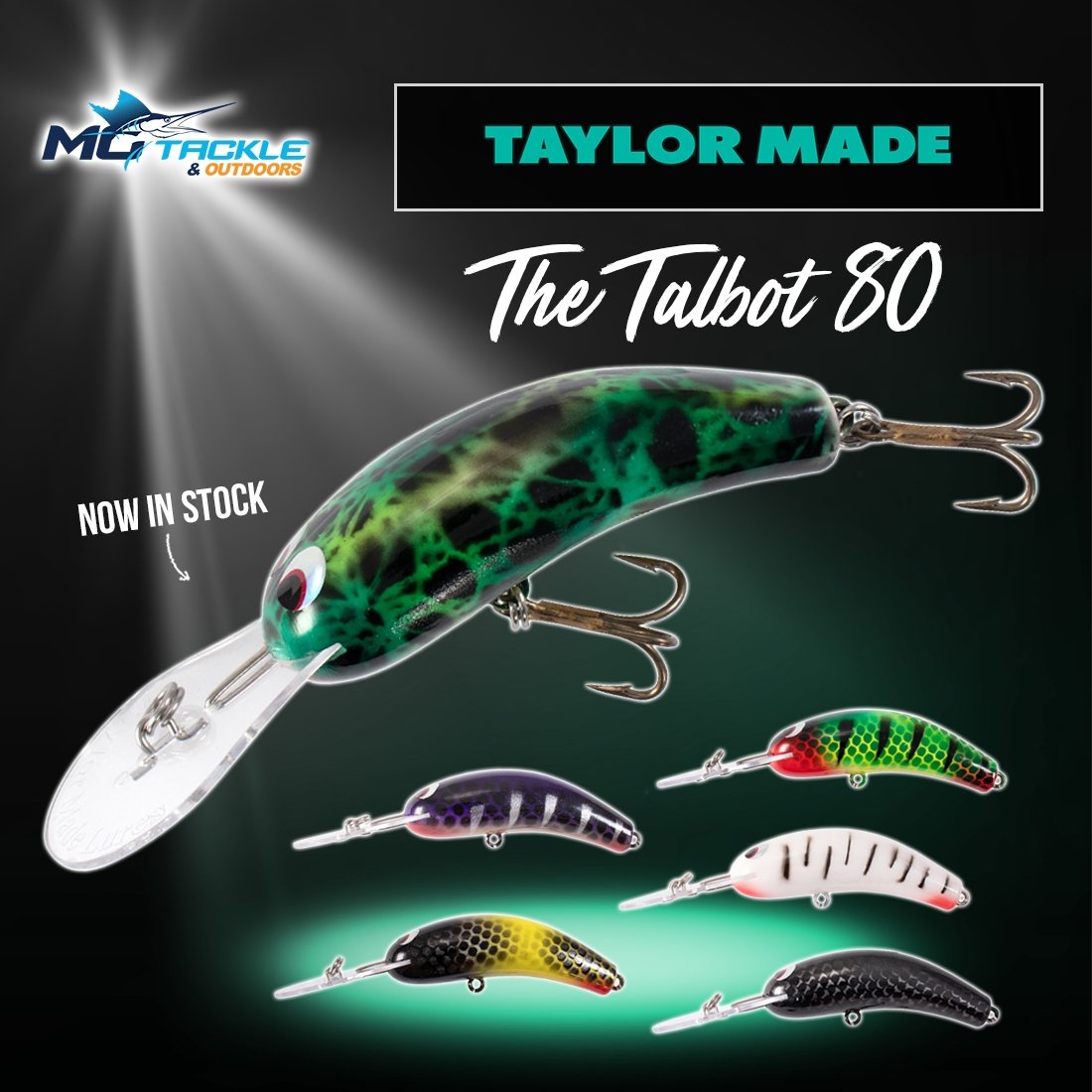 New - Taylor Made The Talbot 80 Lures