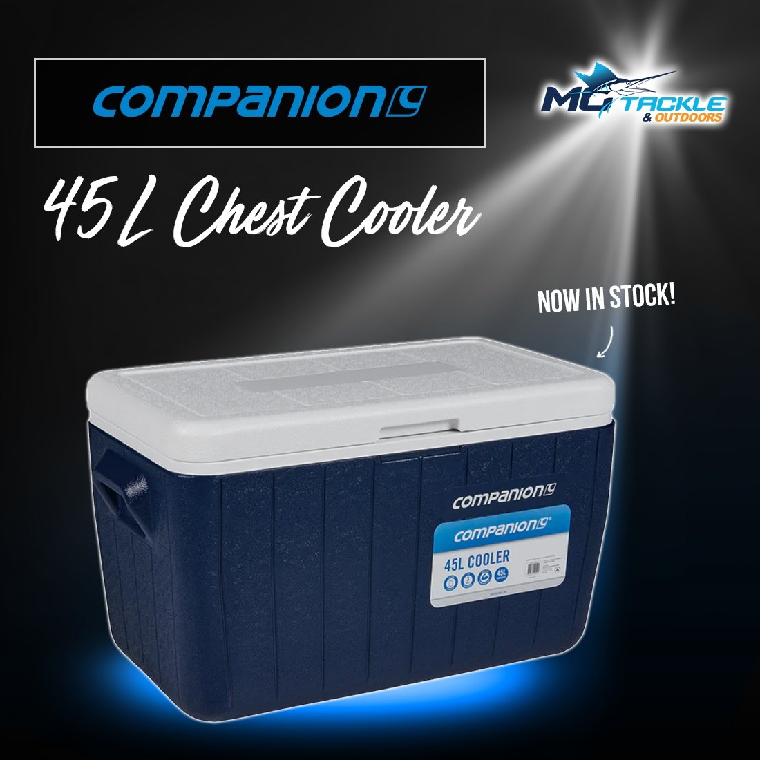 NEW - Companion 45L Chest Cooler