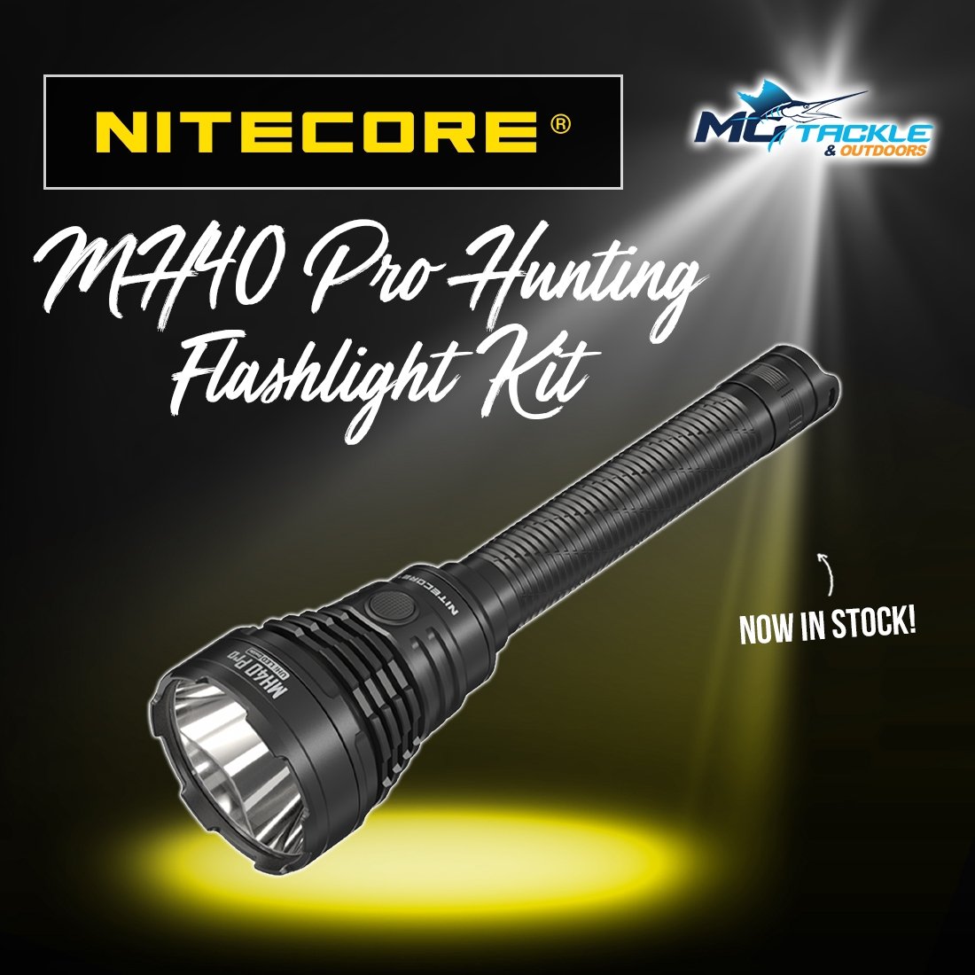 NEW - Nitecore MH40 Pro Hunting Flashlight Kit