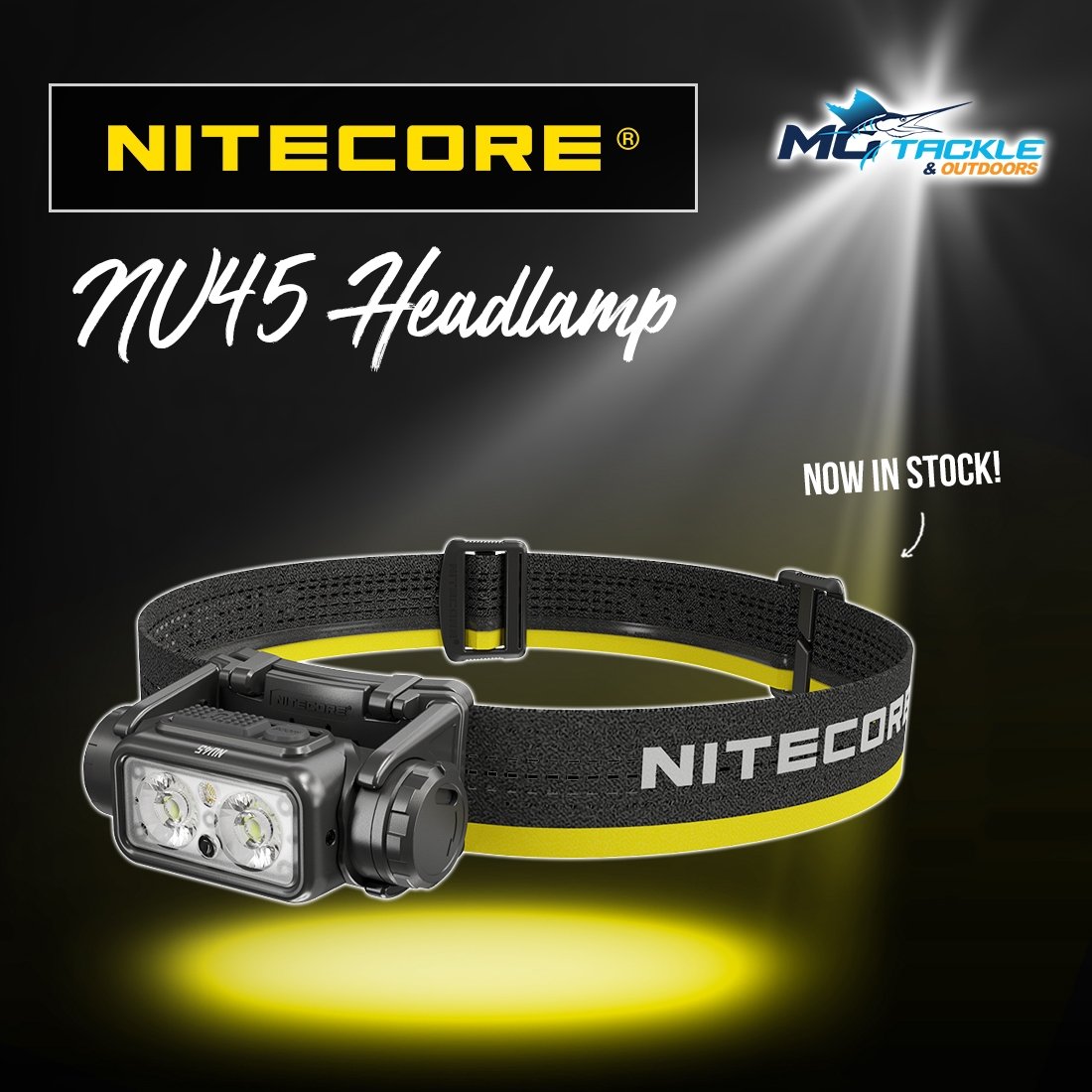 New - Nitecore NU45 Headlamp