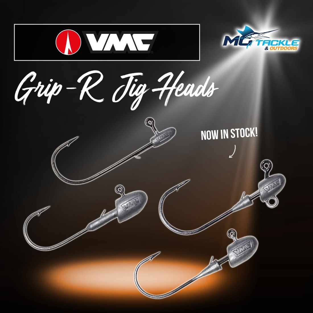 NEW - VMC Grip-R Jig Heads