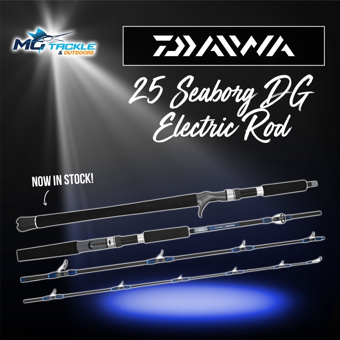 NEW - Daiwa 25 Seaborg DG Electric Rod