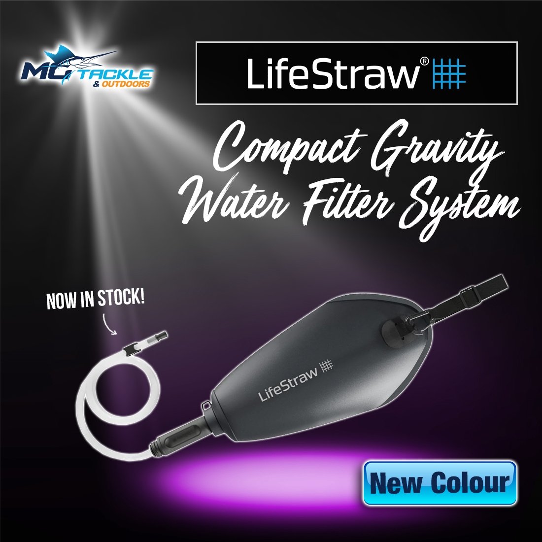 NEW - New Colour LifeStraw Compact Gravity Water Filter System