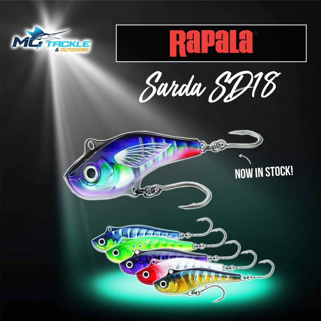 NEW - Rapala Sarda SD18 Lure