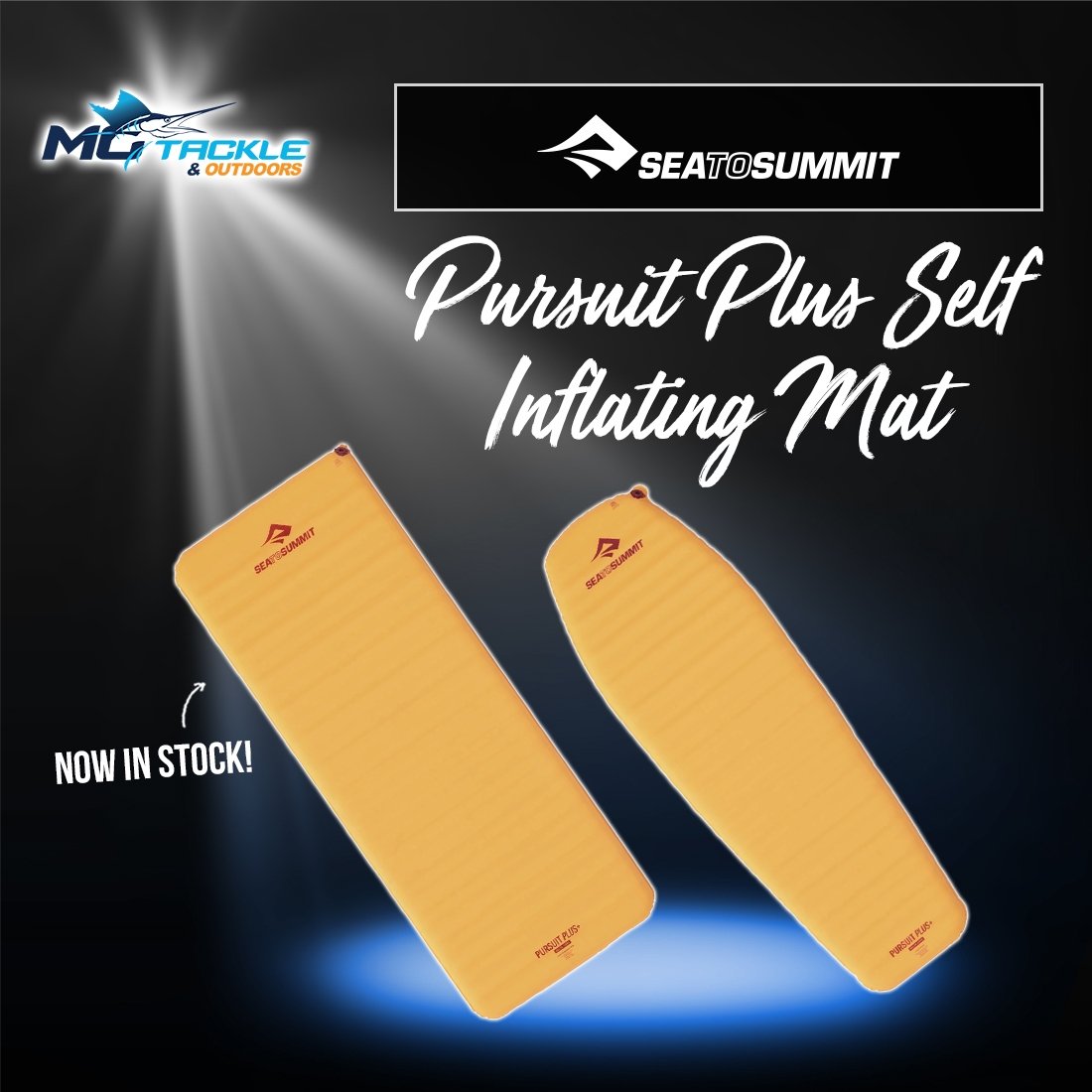 NEW - Sea To Summit Pursuit Plus Self Inflating Mat