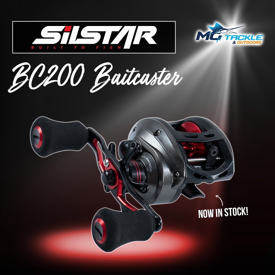 NEW - Silstar BC200 Baitcast Reel