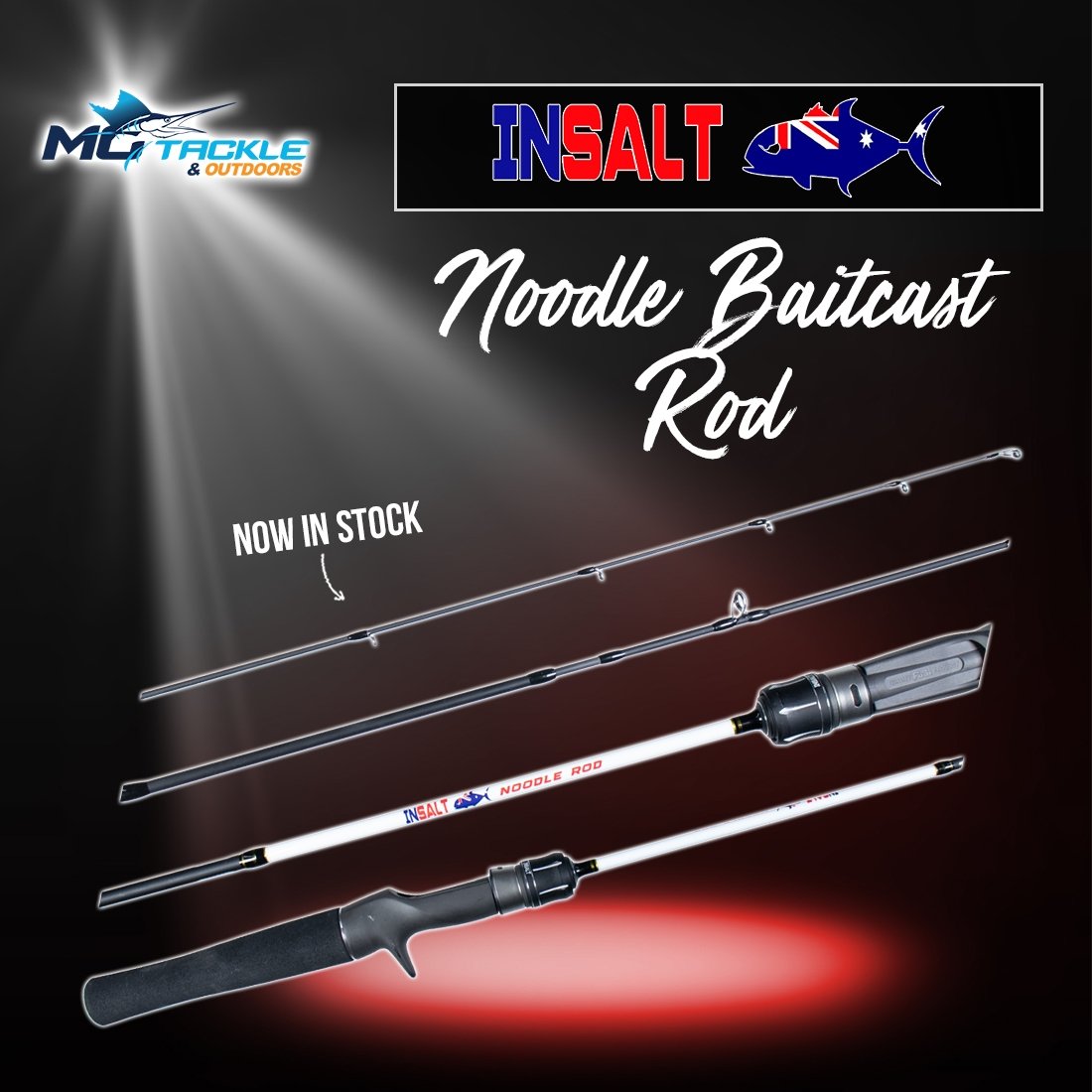 New - Insalt Noodle Baitcast Rod