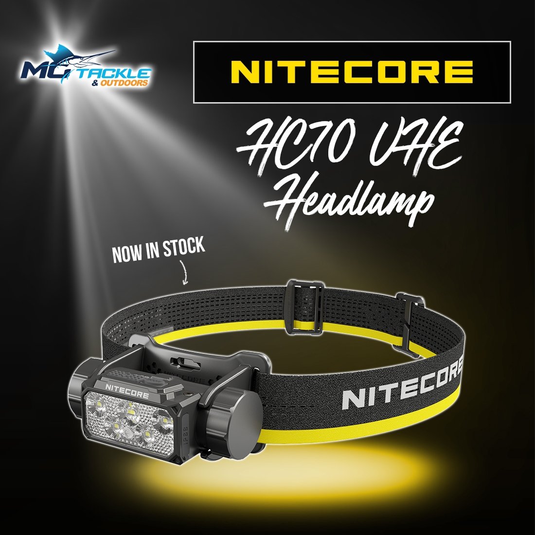 New - Nitecore HC70 UHE Headlamp