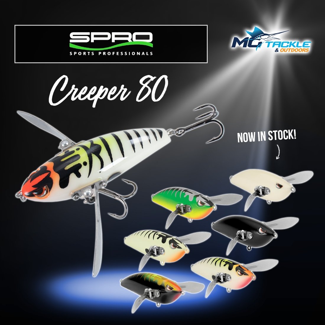 NEW - Spro Creeper 80 Lure