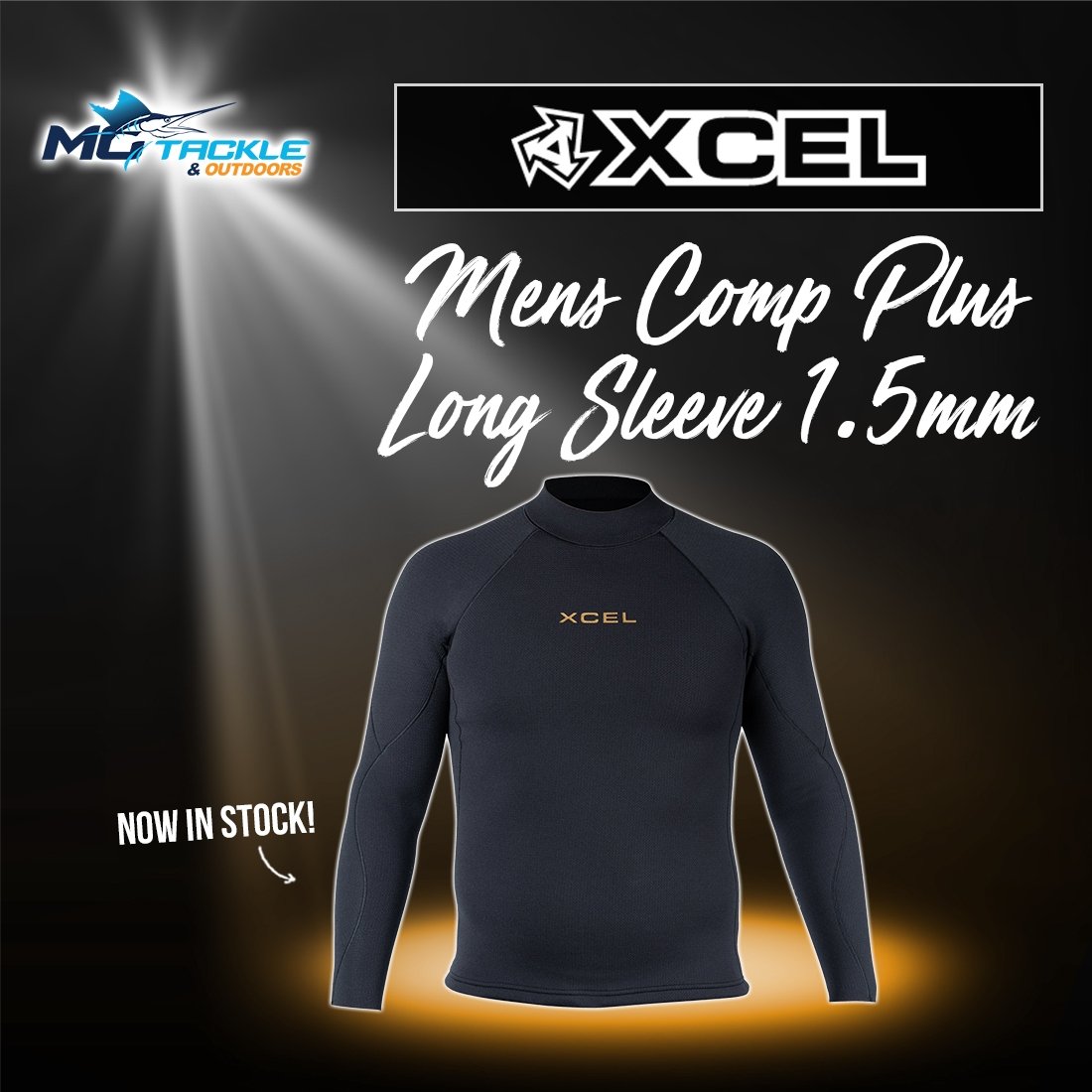 NEW - Xcel Mens Comp Plus Long Sleeve 1.5mm Jacket