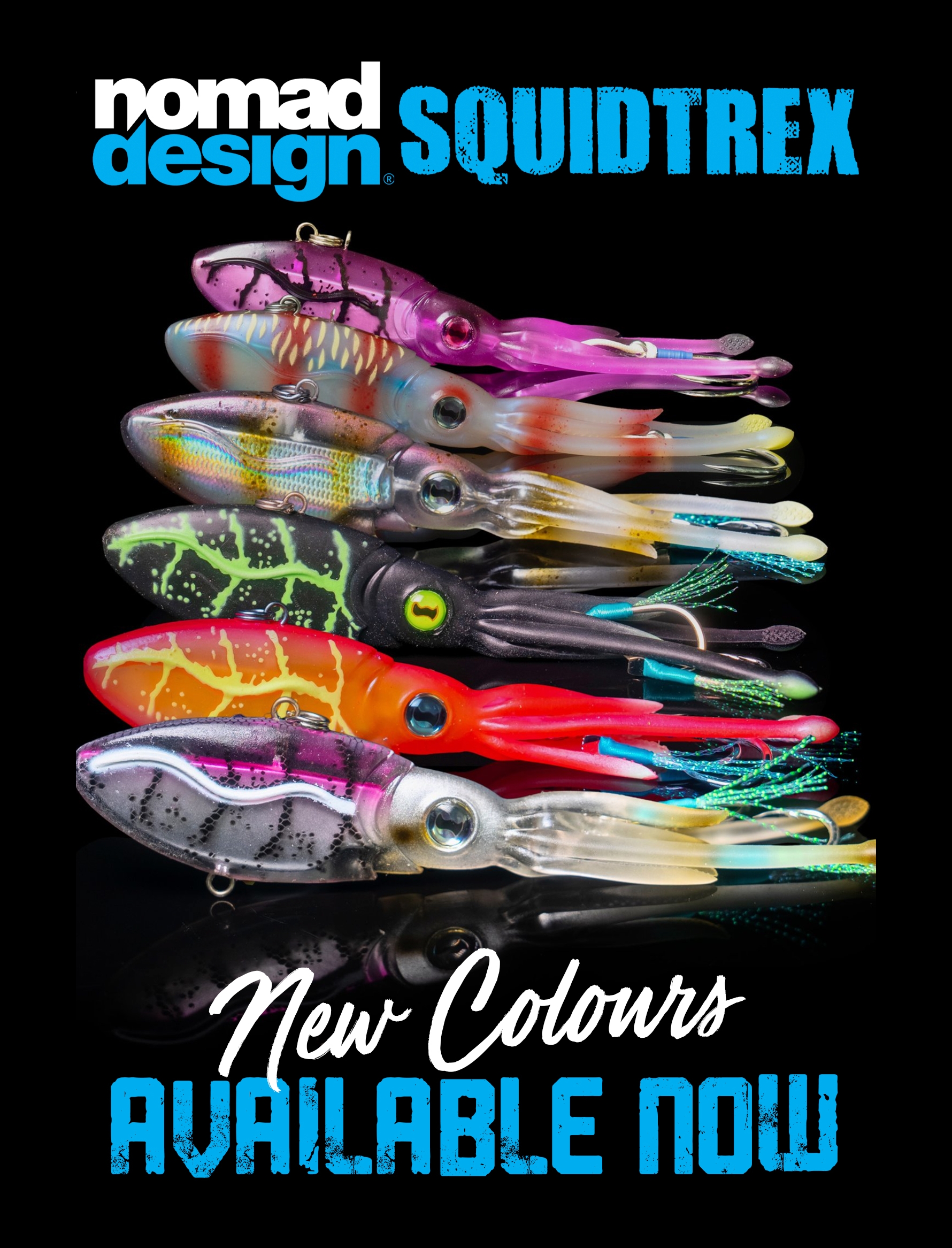 New Colours - Nomad Design Squidtrex Vibe Lures