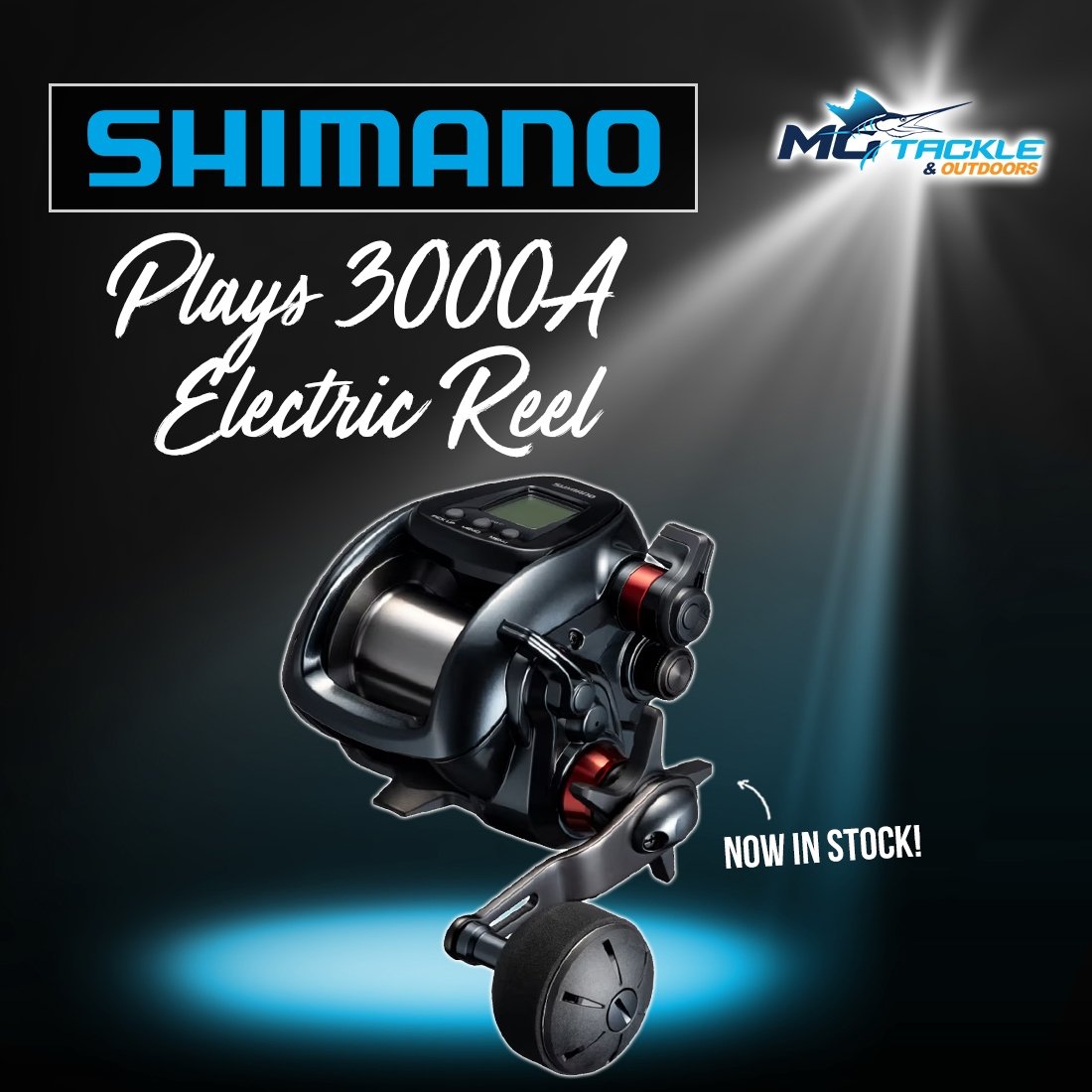 NEW - Shimano Plays 3000A Electric Reel