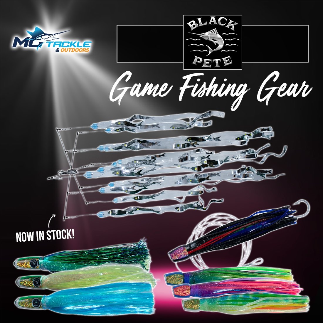 NEW - Black Pete Game fishing Gear