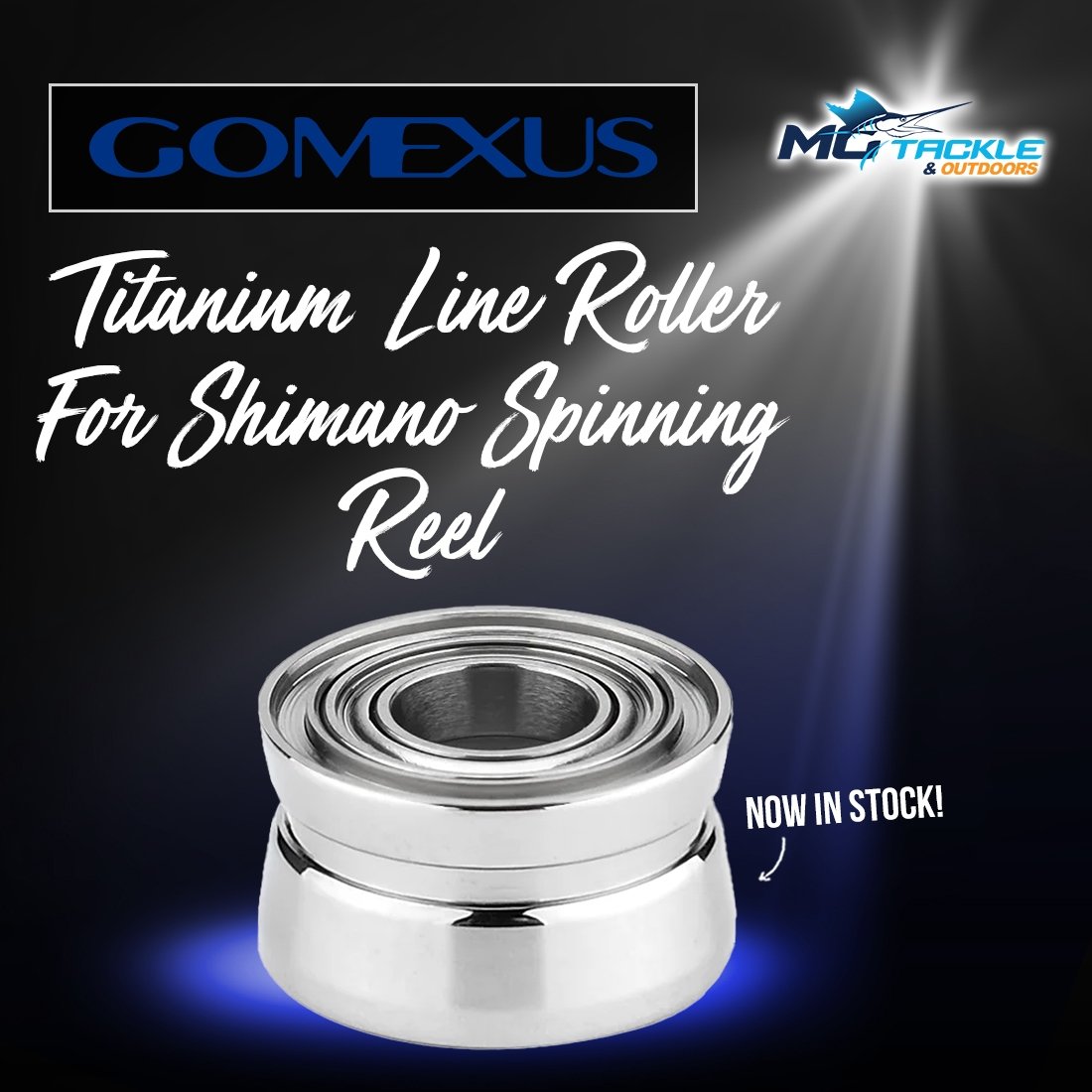 NEW - Gomexus Titanium Line Roller For Shimano Spinning Reel