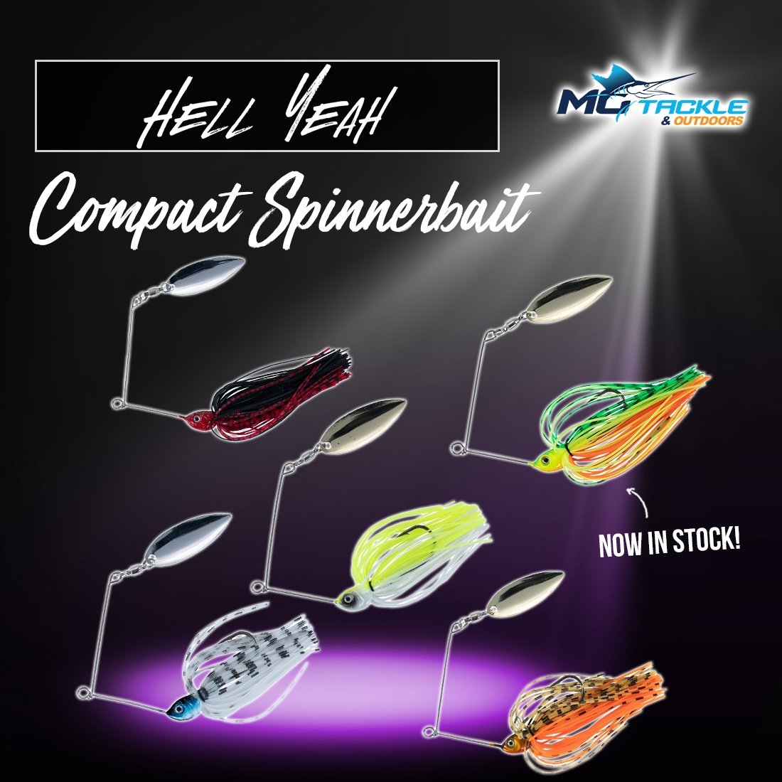 NEW - Hell Yeah Lures Compact Spinnerbait