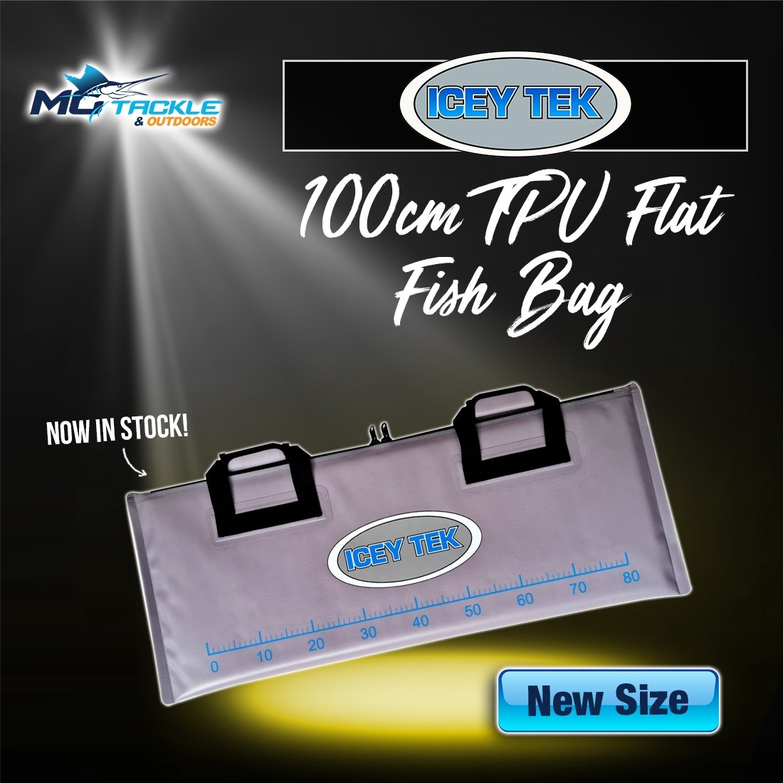 NEW SIZE - Icey Tek TPU Flat Fish Bag