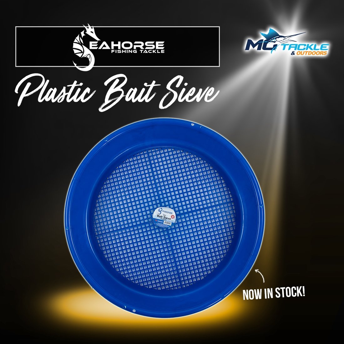 NEW - Seahorse Plastic Bait Sieve