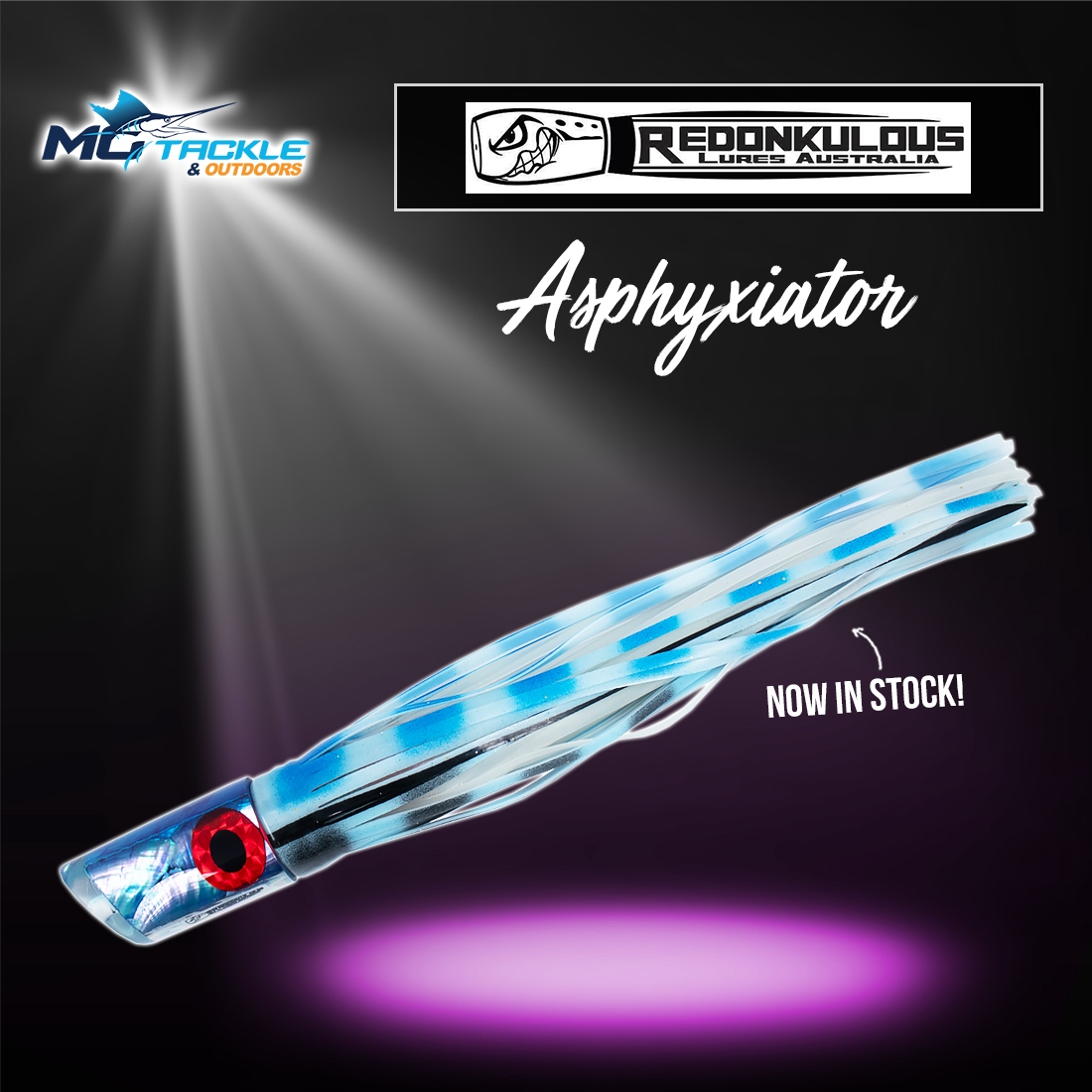 NEW - Redonkulous Lures Asphyxiator Game Lure