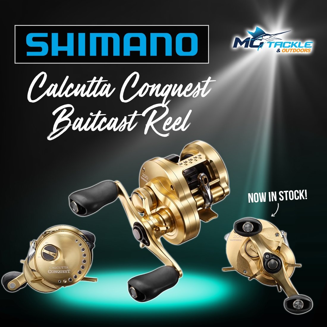 NEW - Shimano Calcutta Conquest Baitcast Reel