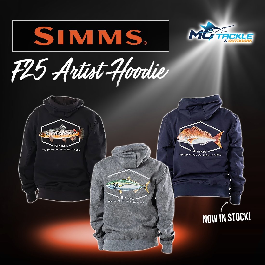NEW - Simms F25 Artist Hoodie
