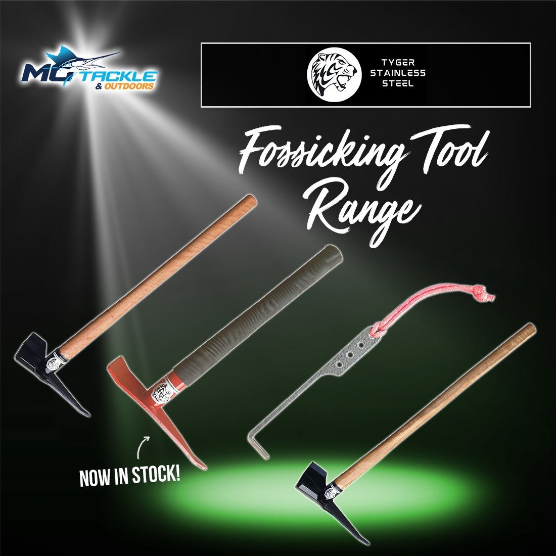 New - Tyger Fossicking Tool Range