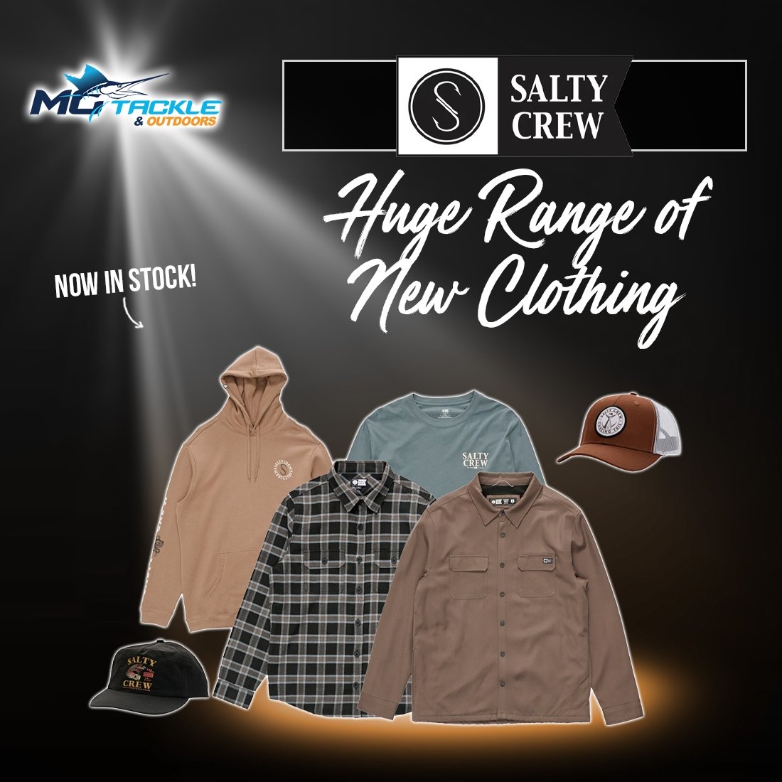 NEW - Salty Crew Clothing Range