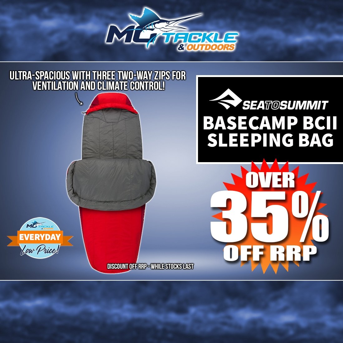 Over 35% off Sea To Summit Base Camp BCII Sleeping Bag