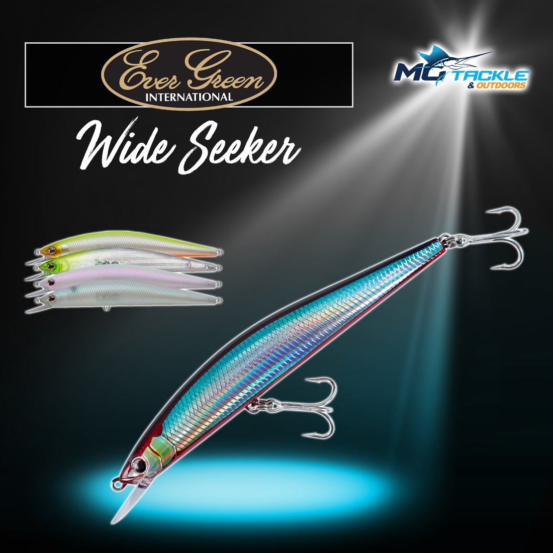 New - EVER GREEN WIDE SEEKER LURE