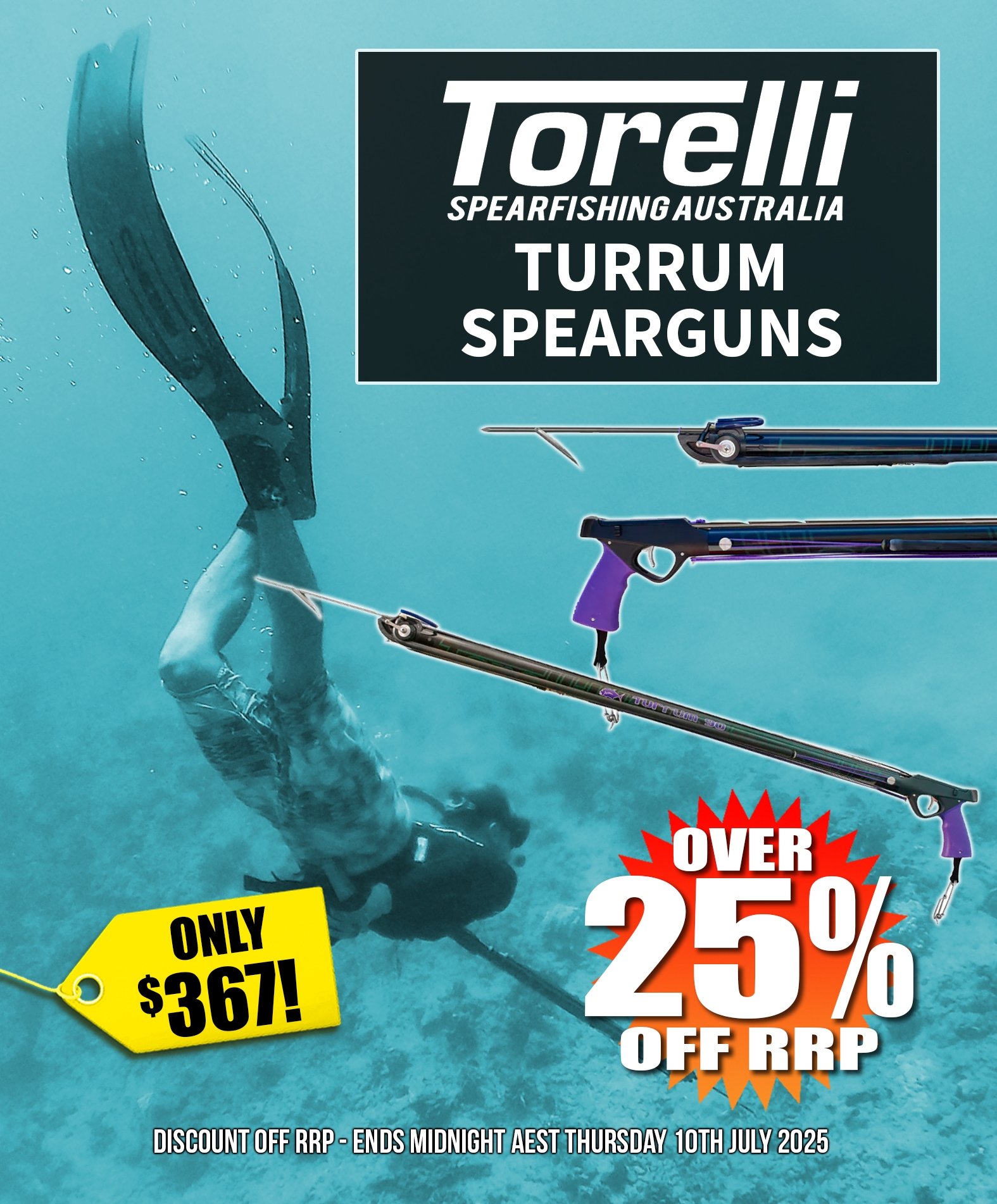 Over 25% off TORELLI TURRUM SPEARGUN