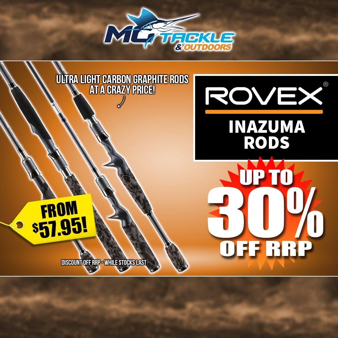 Up To 30% off ROVEX INAZUMA ROD