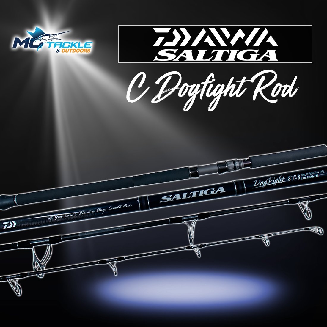 NEW - DAIWA SALTIGA C DOGFIGHT ROD