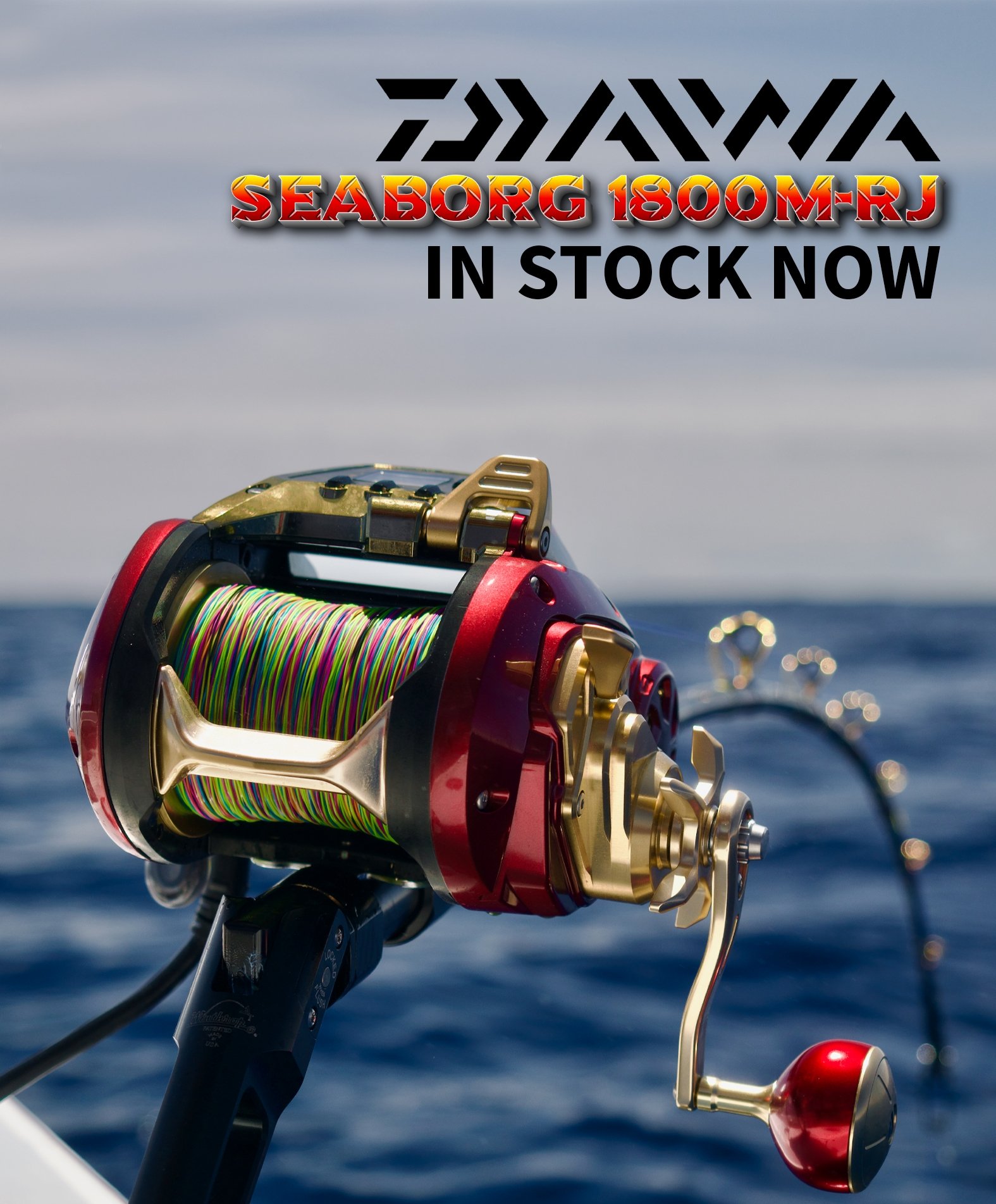New - DAIWA SEABORG G1800M-RJ ELECTRIC REEL
