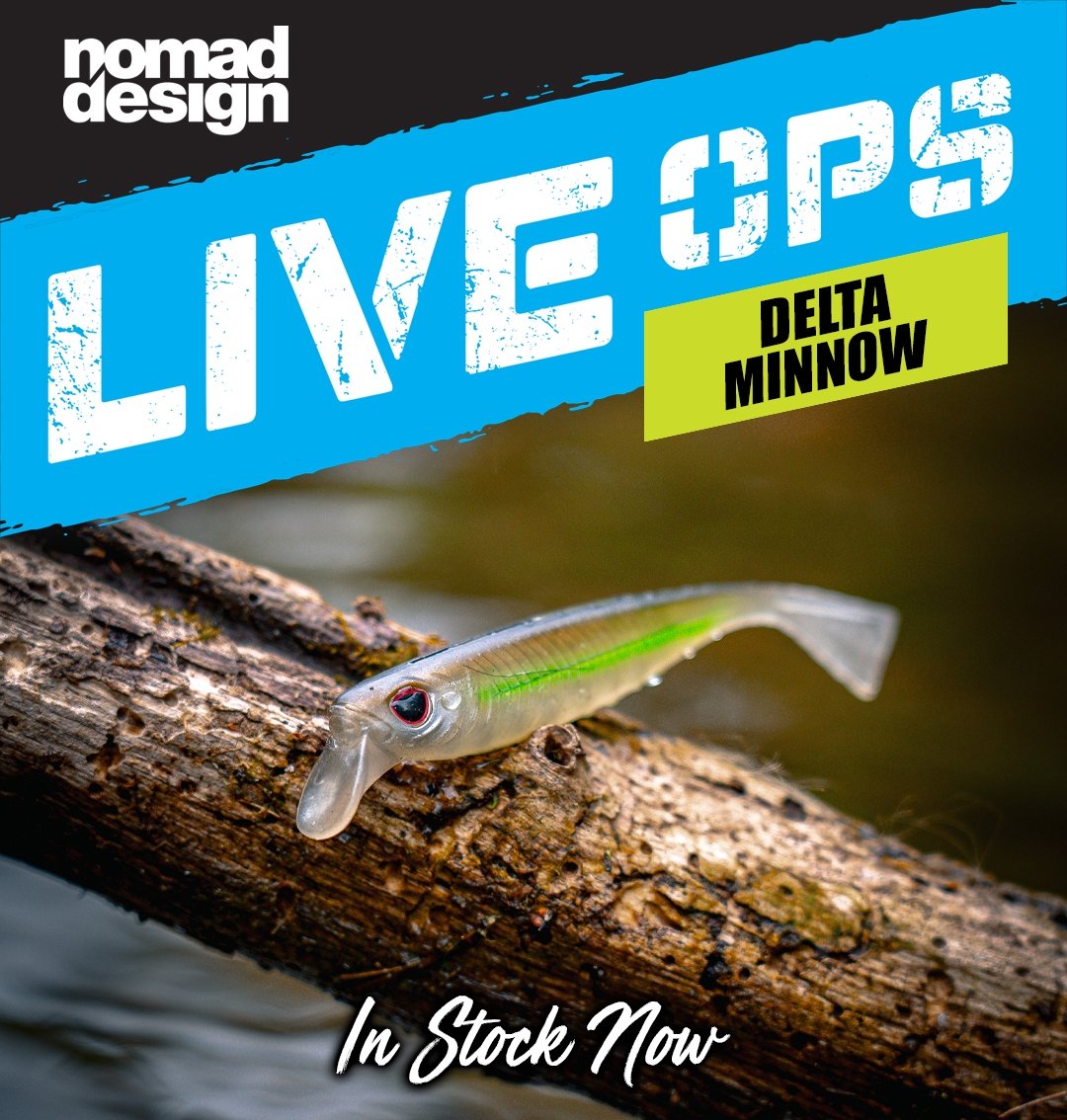New - NOMAD DESIGN LIVE OPS DELTA MINNOW LURE