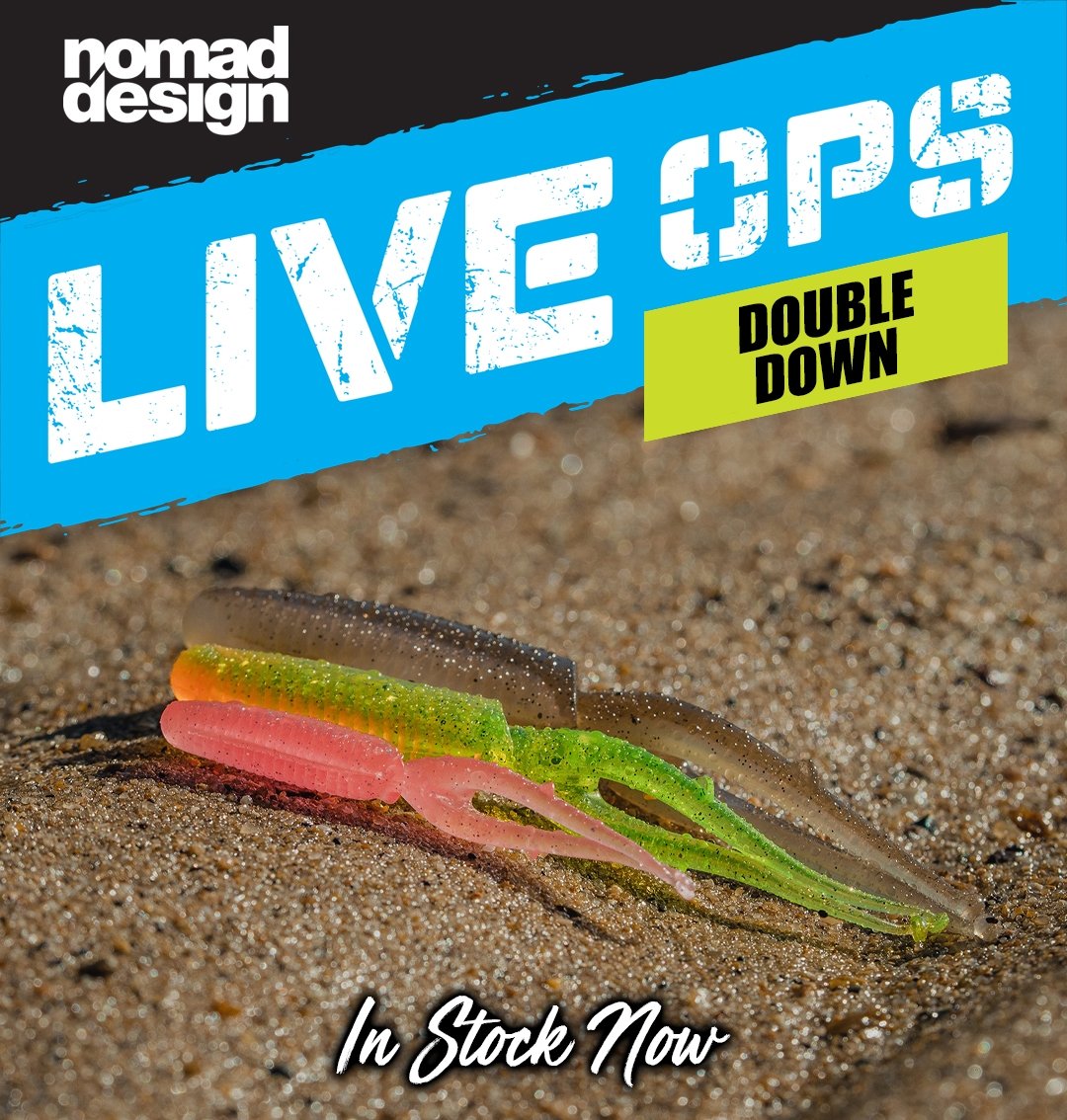 New - NOMAD DESIGN LIVE OPS DOUBLE DOWN LURE
