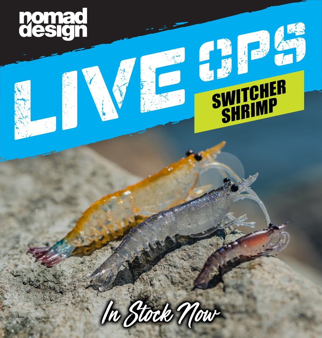 New - NOMAD DESIGN LIVE OPS SWITCHER SHRIMP LURE