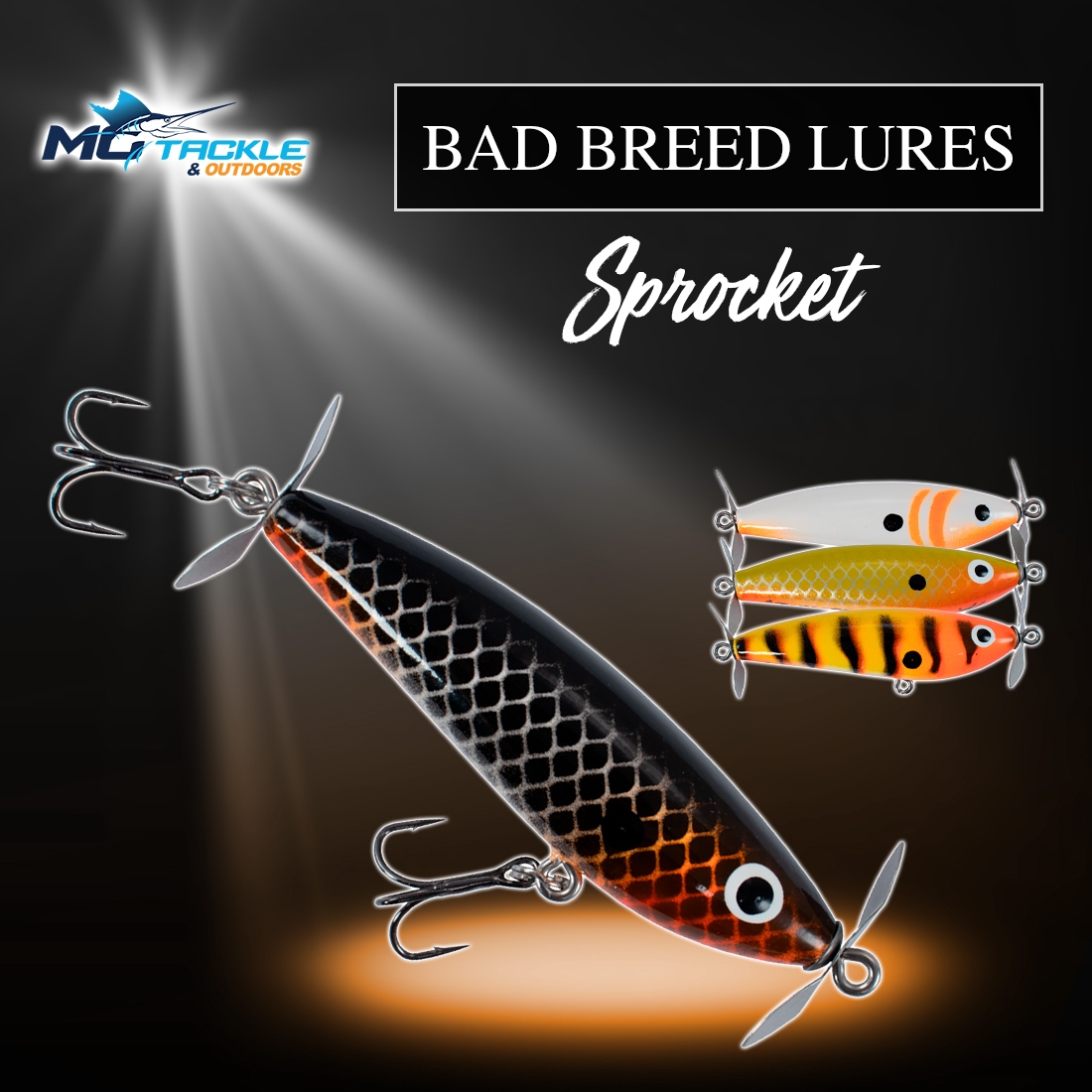 New - BAD BREED LURES SPROCKET LURE