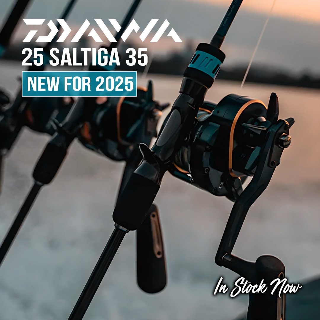New - DAIWA 25 SALTIGA 35 OVERHEAD REEL