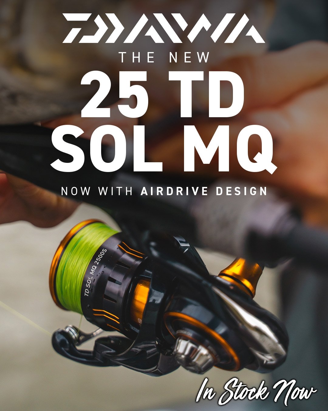 New - DAIWA 25 TD SOL MQ SPIN REEL