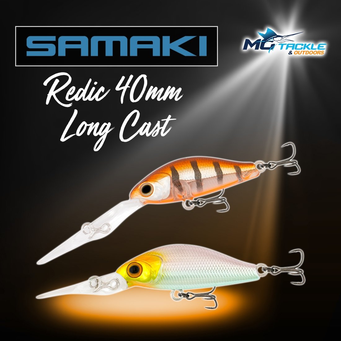 New - Redic 40mm Long Cast Lures