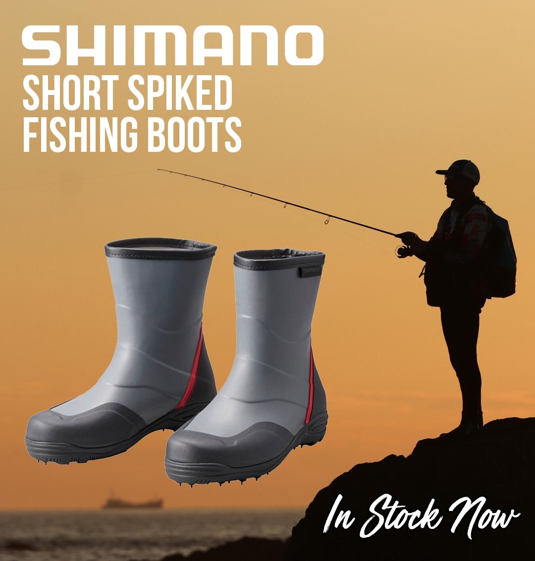 New - SHIMANO SHORT SPIKED FISHING BOOTS