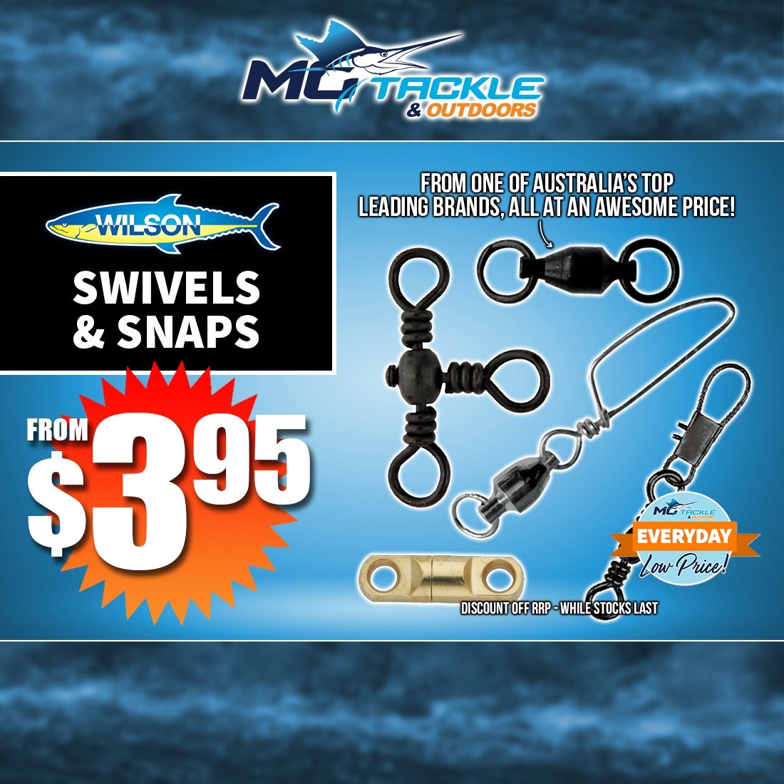Wilson Swivels & Snaps from $3.95