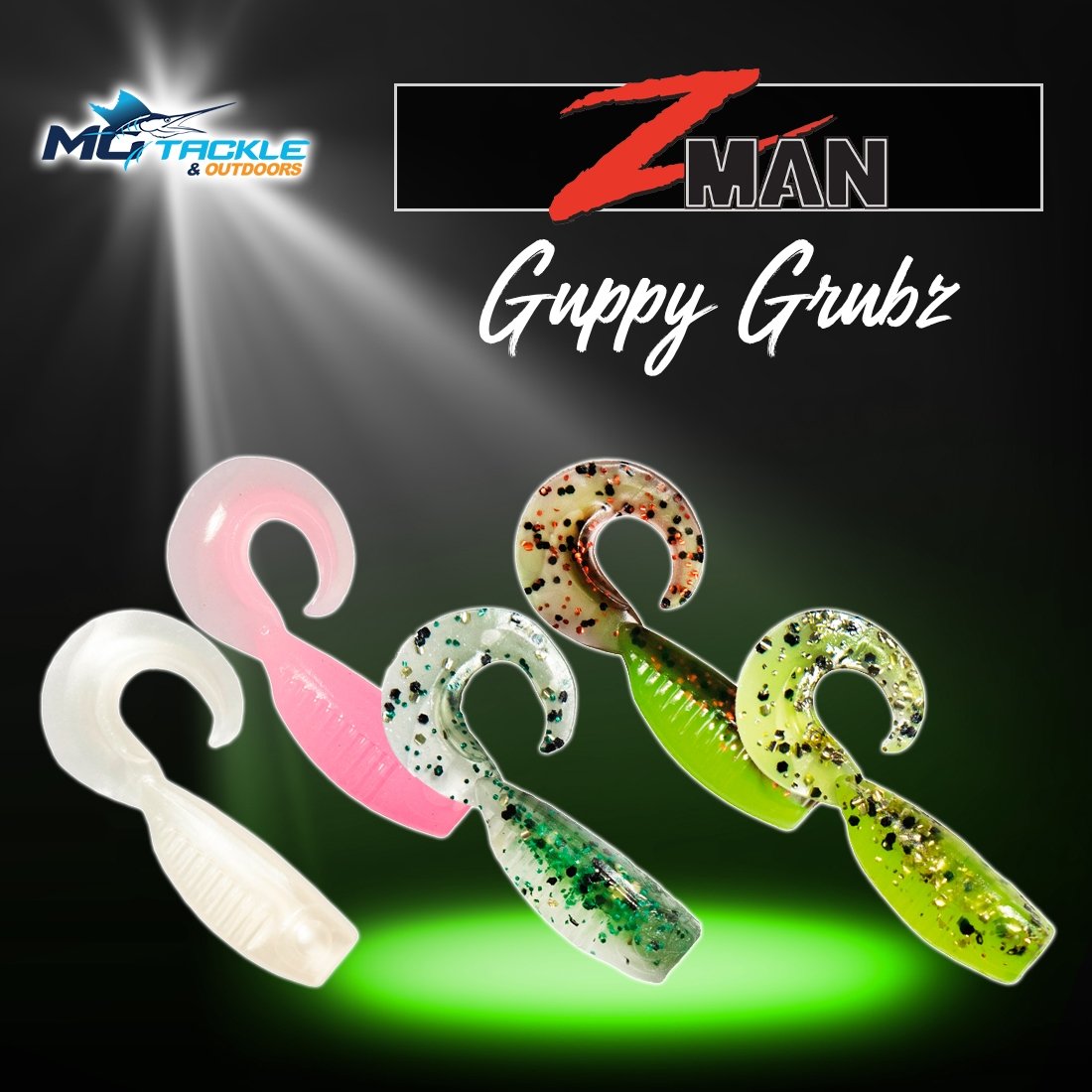 New - Z-MAN GUPPY GRUBZ LURE