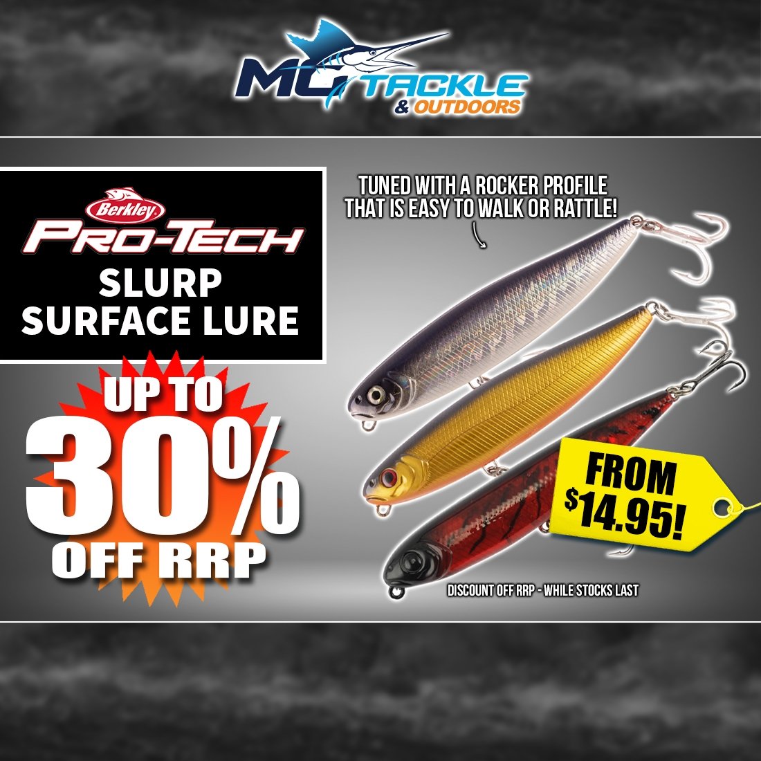 Up to 30% off BERKLEY PRO-TECH SLURP LURE