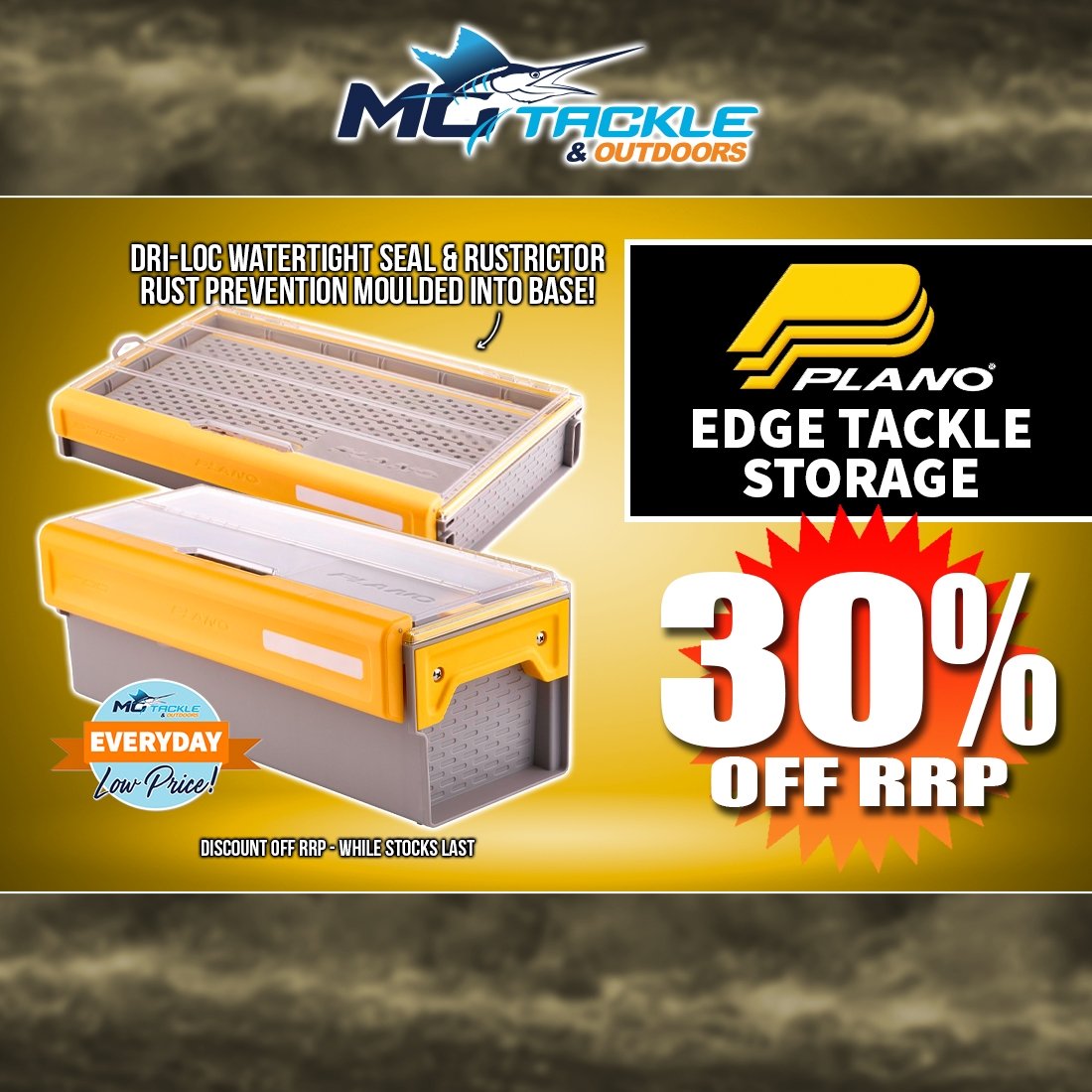 30% off Plano Edge Tackle Storage
