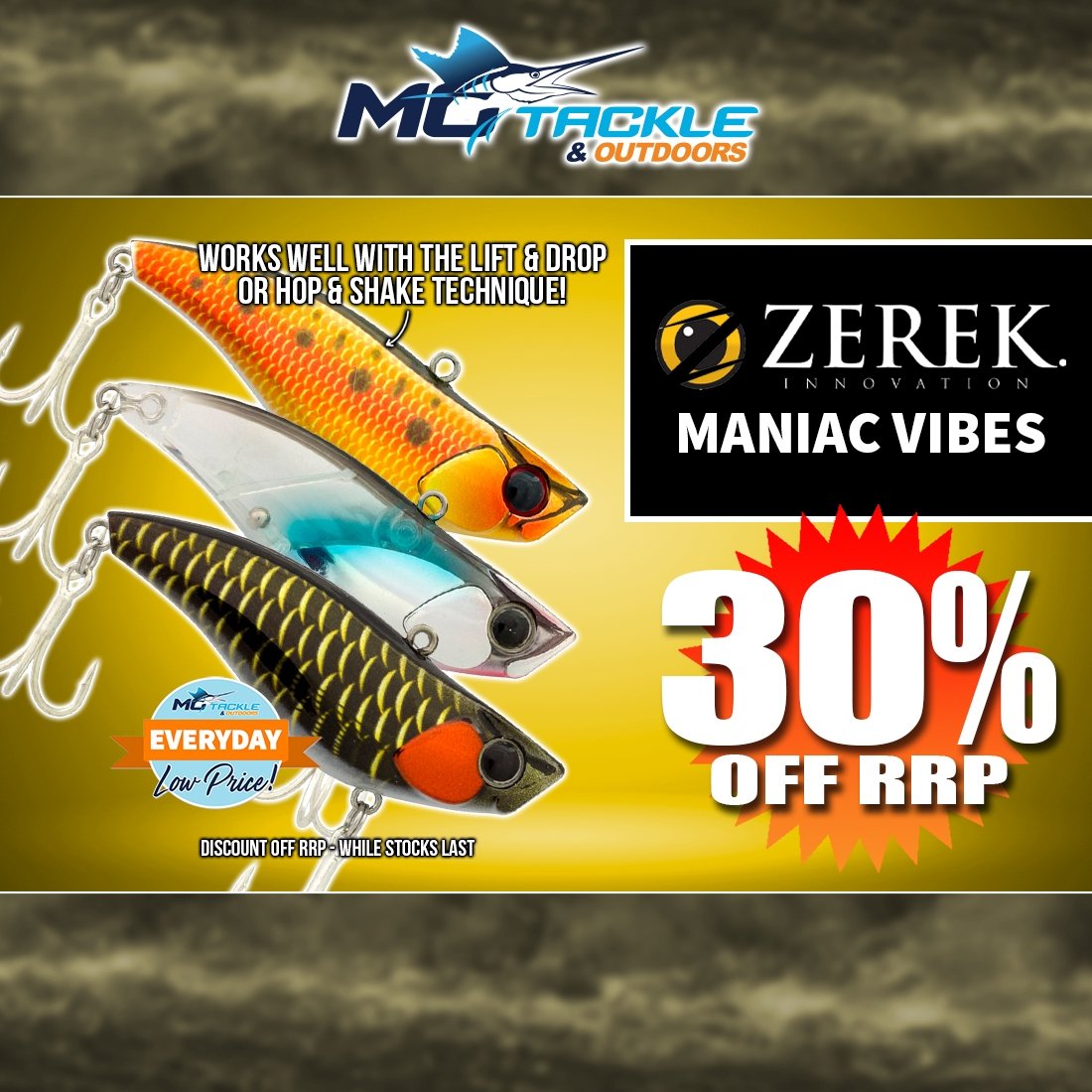 30% off ZEREK MANIAC VIBE