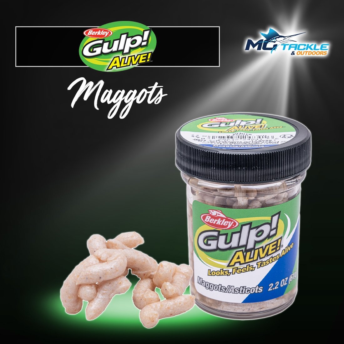 New - BERKLEY GULP ALIVE MAGGOTS